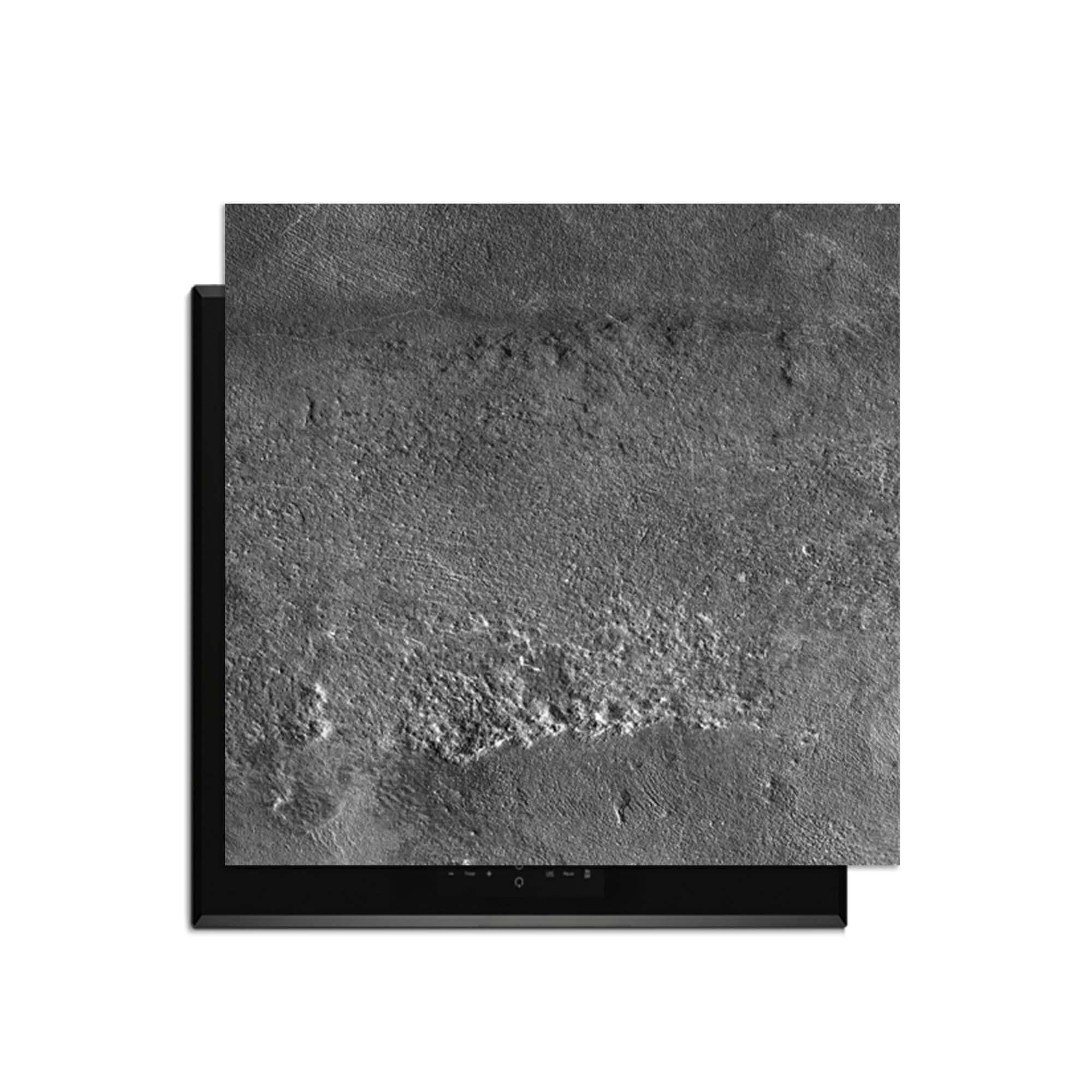 Urban Stone Elegance – Inductie Beschermer met industrieel grijs design voor moderne keukens.