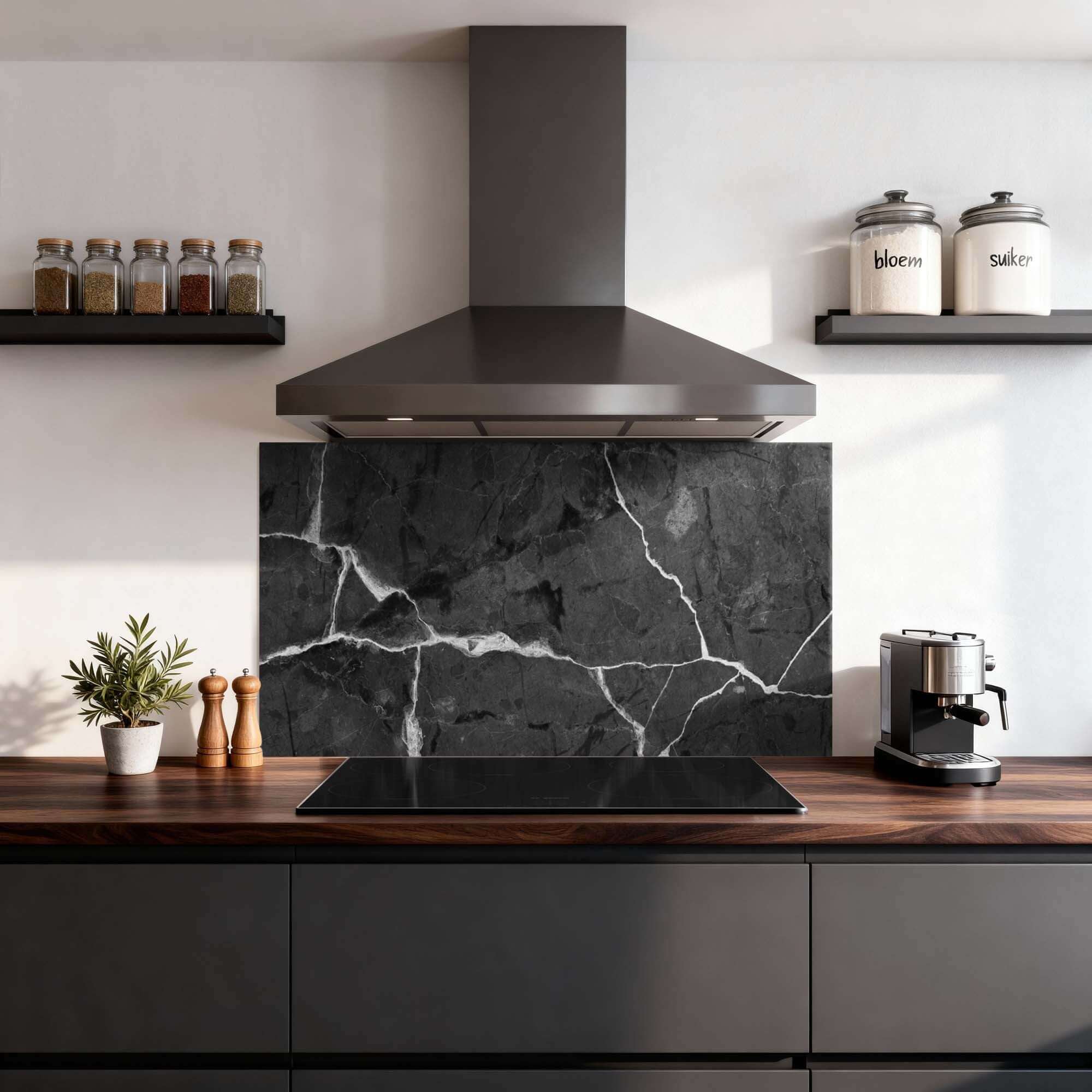 Black Marble Spatscherm
