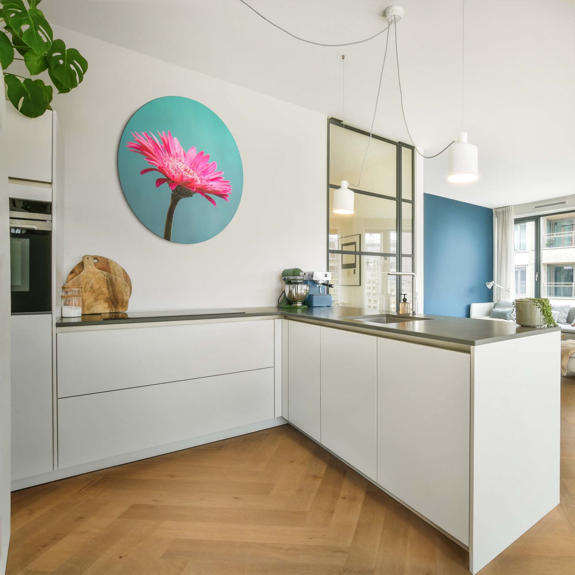 Blush Bloom – Muurcirkel