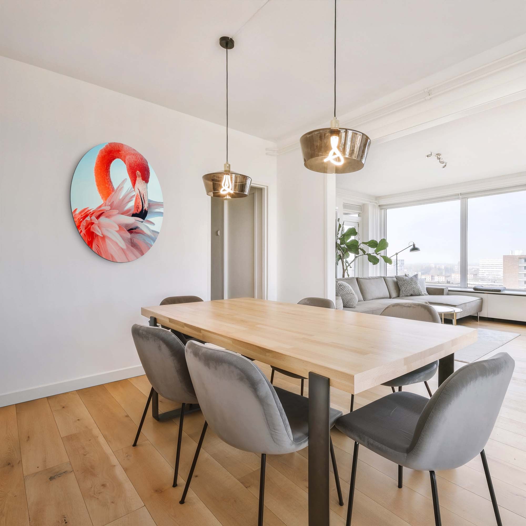 Feathered Grace - Muurcirkel