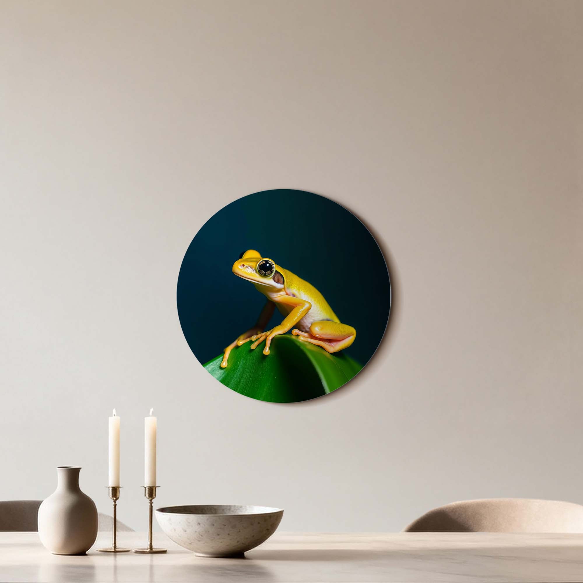 Golden Glow - Muurcirkel