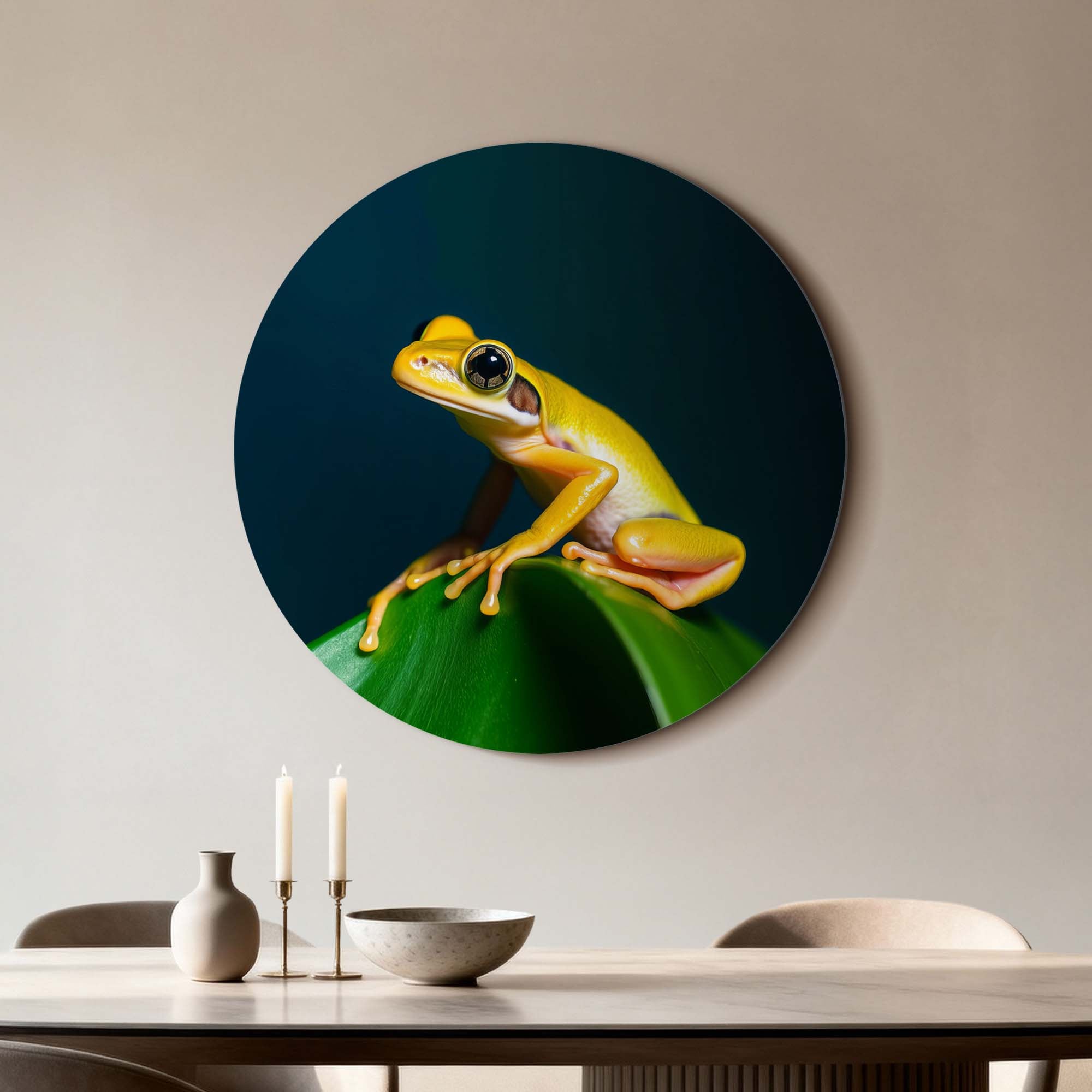 Golden Glow - Muurcirkel