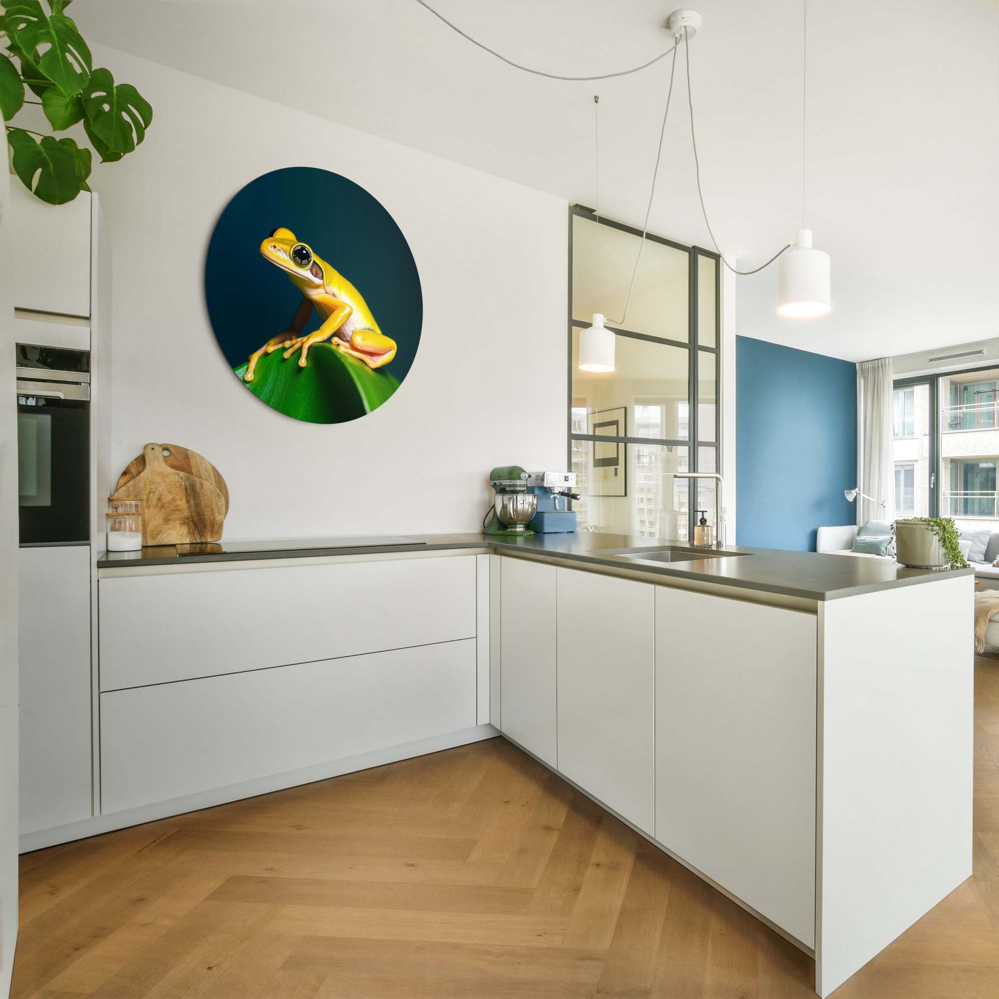 Golden Glow - Muurcirkel