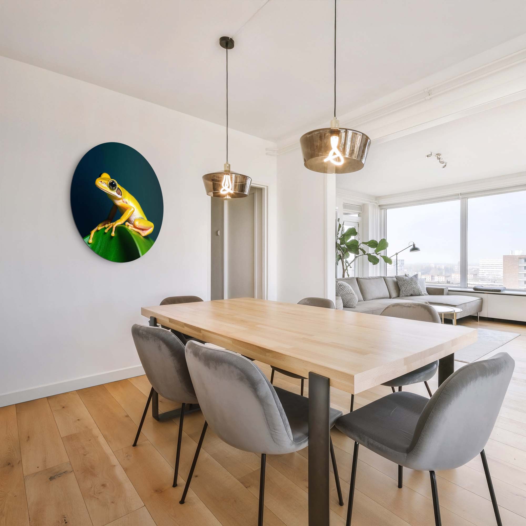 Golden Glow - Muurcirkel