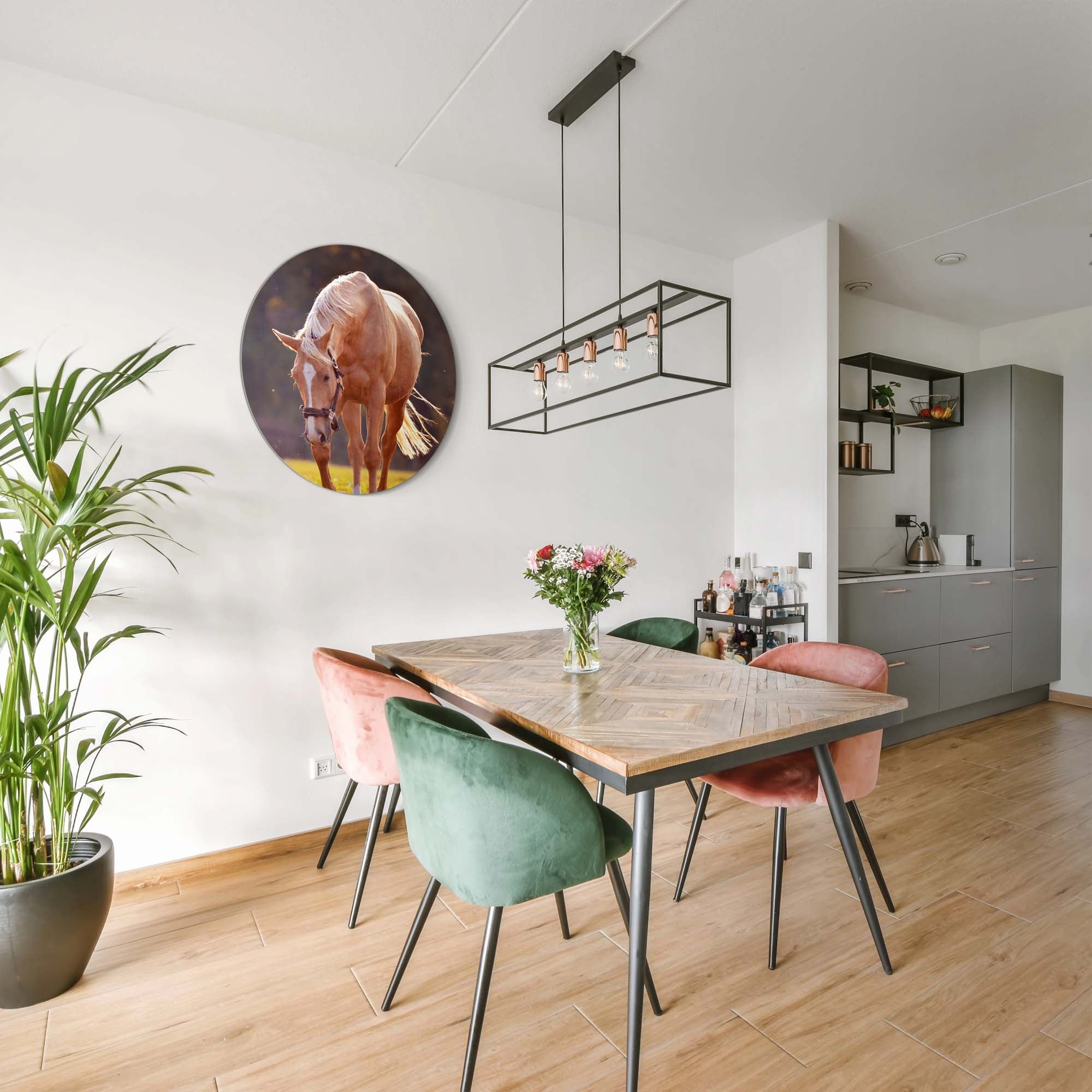 Golden Serenity - Muurcirkel