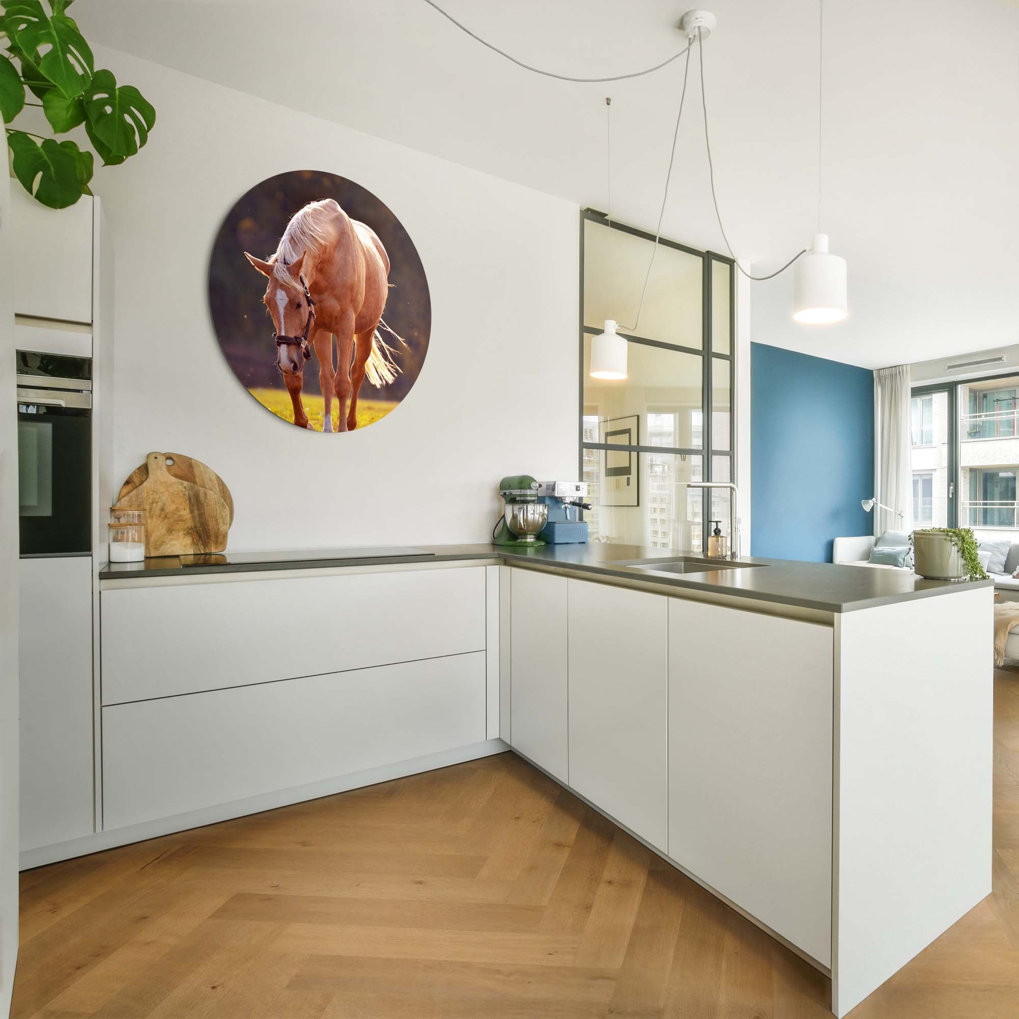 Golden Serenity - Muurcirkel