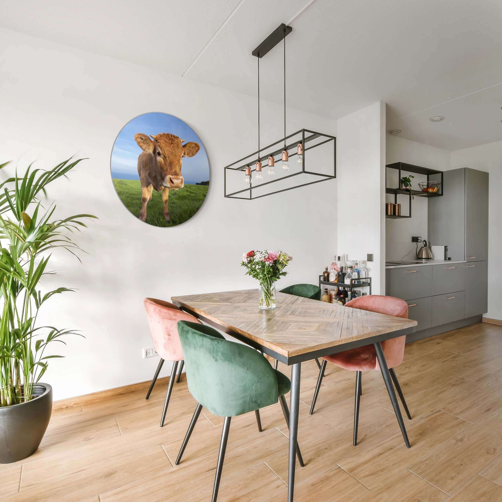 Kalf in de wei - Muurcirkel