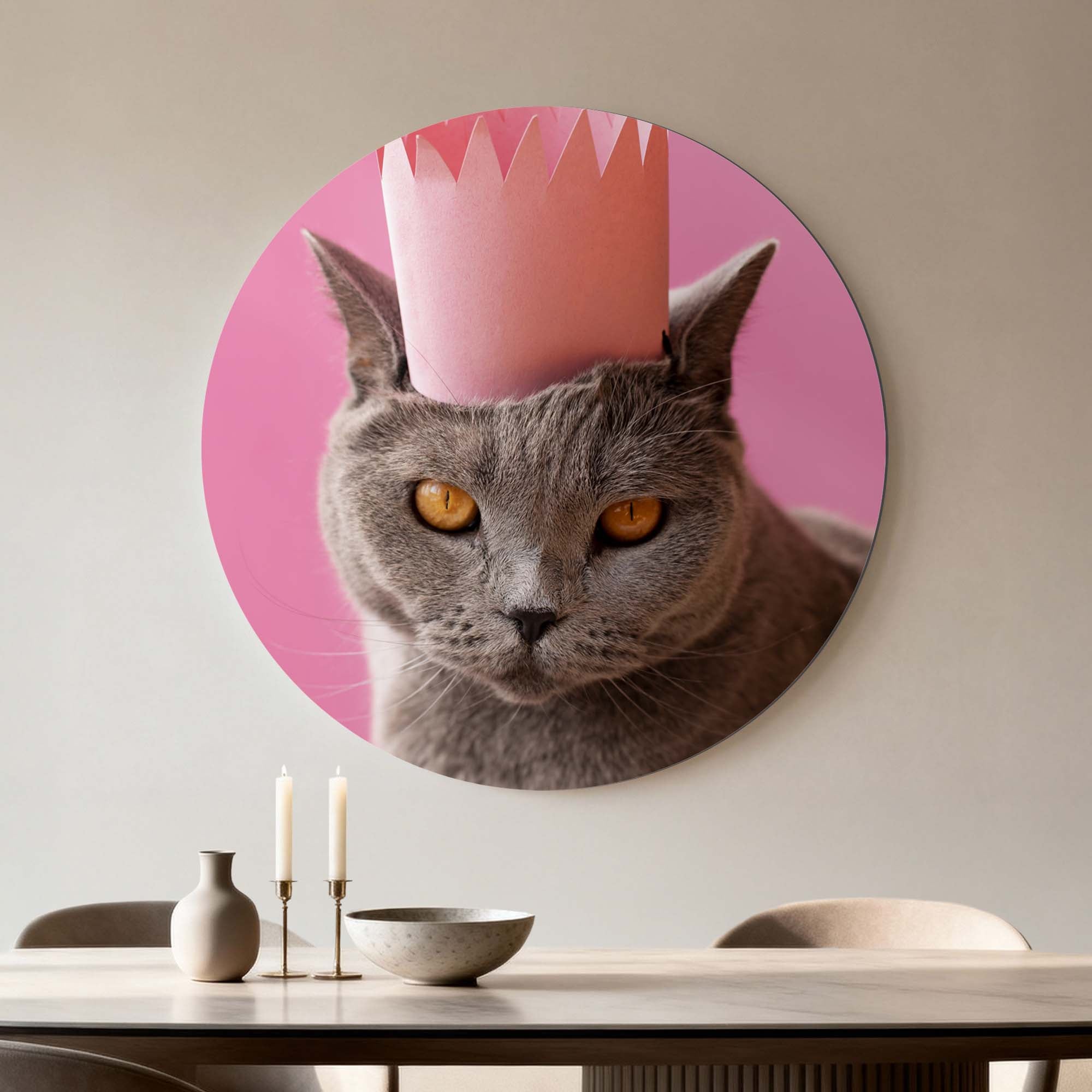 Regal Whiskers – Muurcirkel