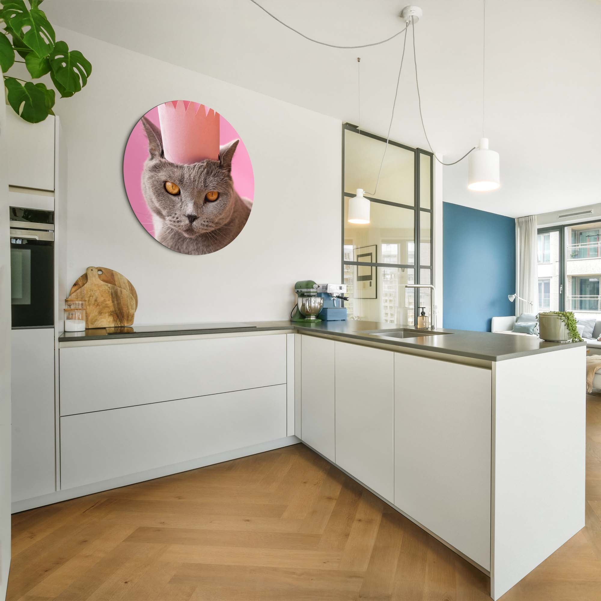 Regal Whiskers – Muurcirkel