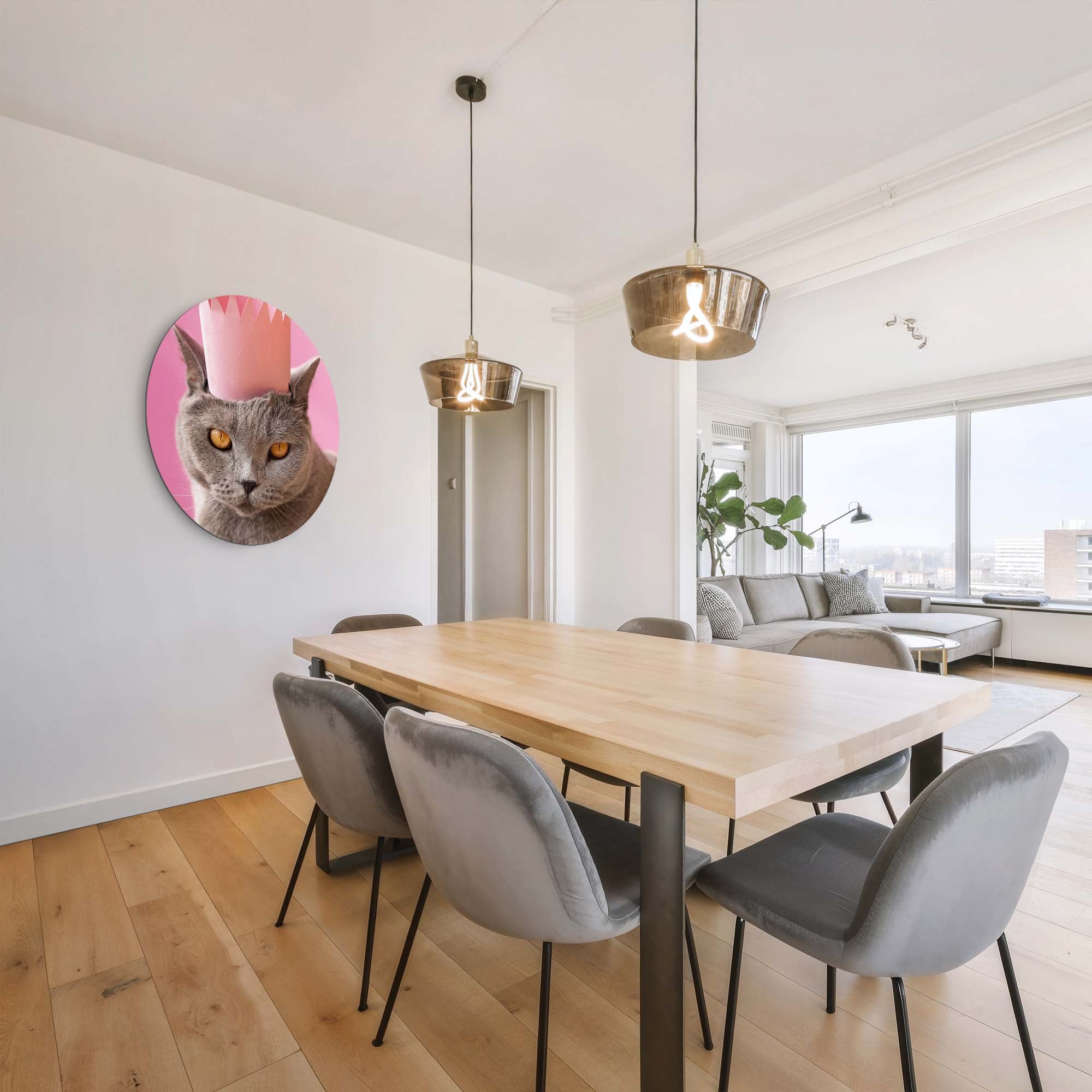 Regal Whiskers – Muurcirkel