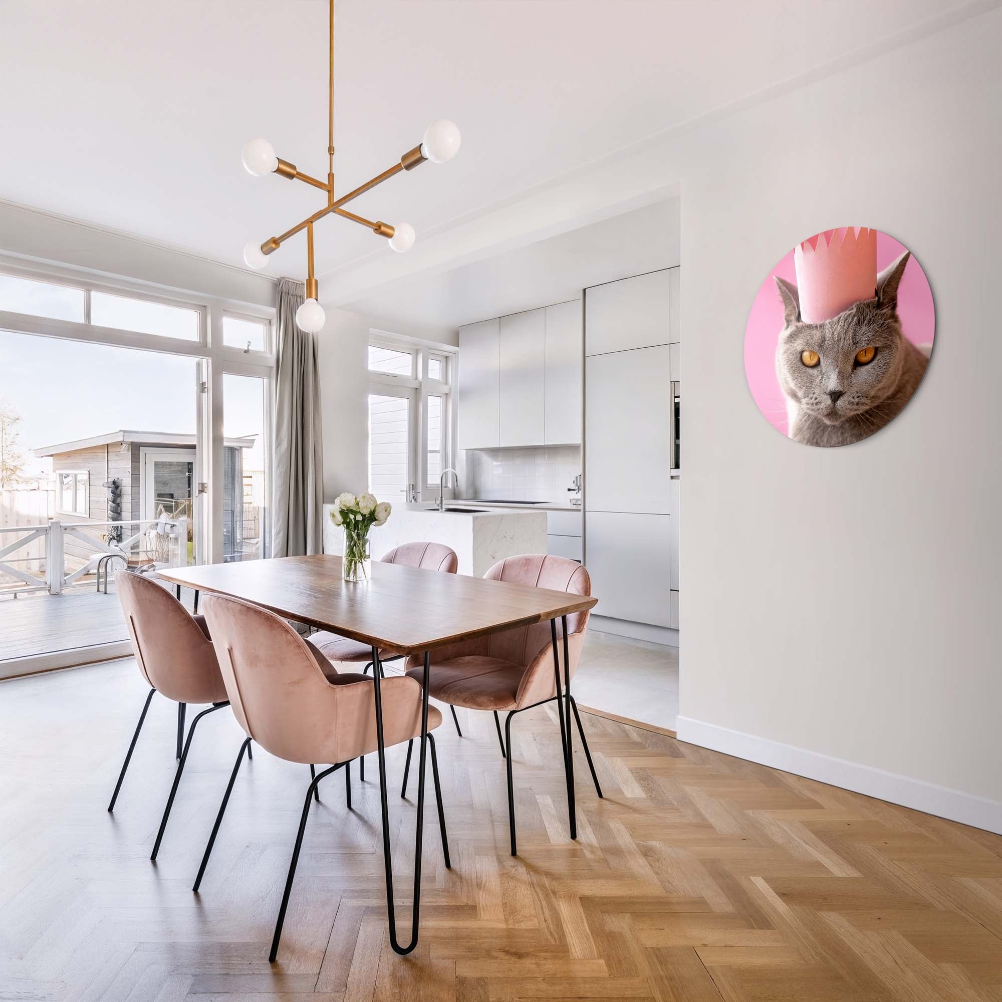 Regal Whiskers – Muurcirkel