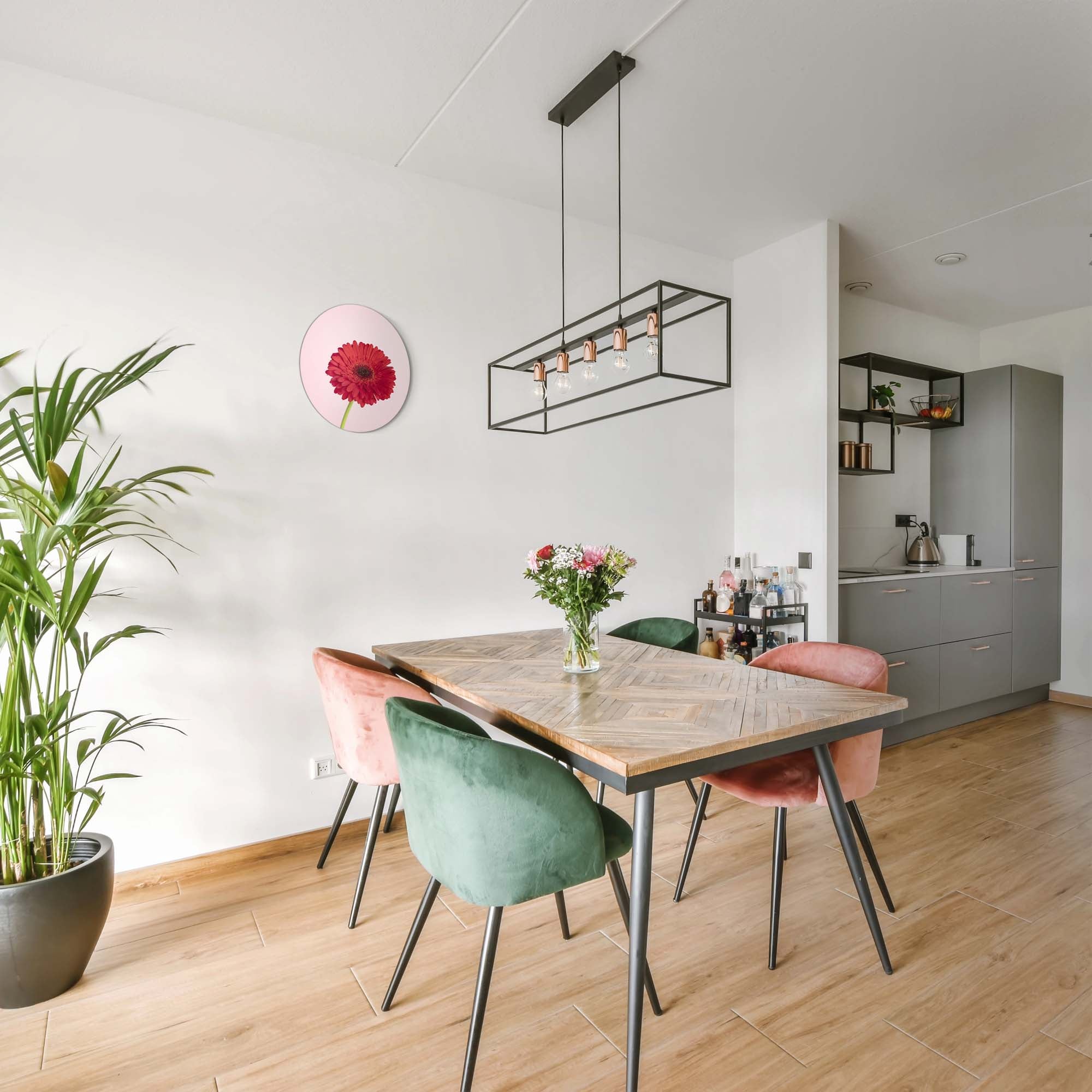 Rode Gerbera – Muurcirkel