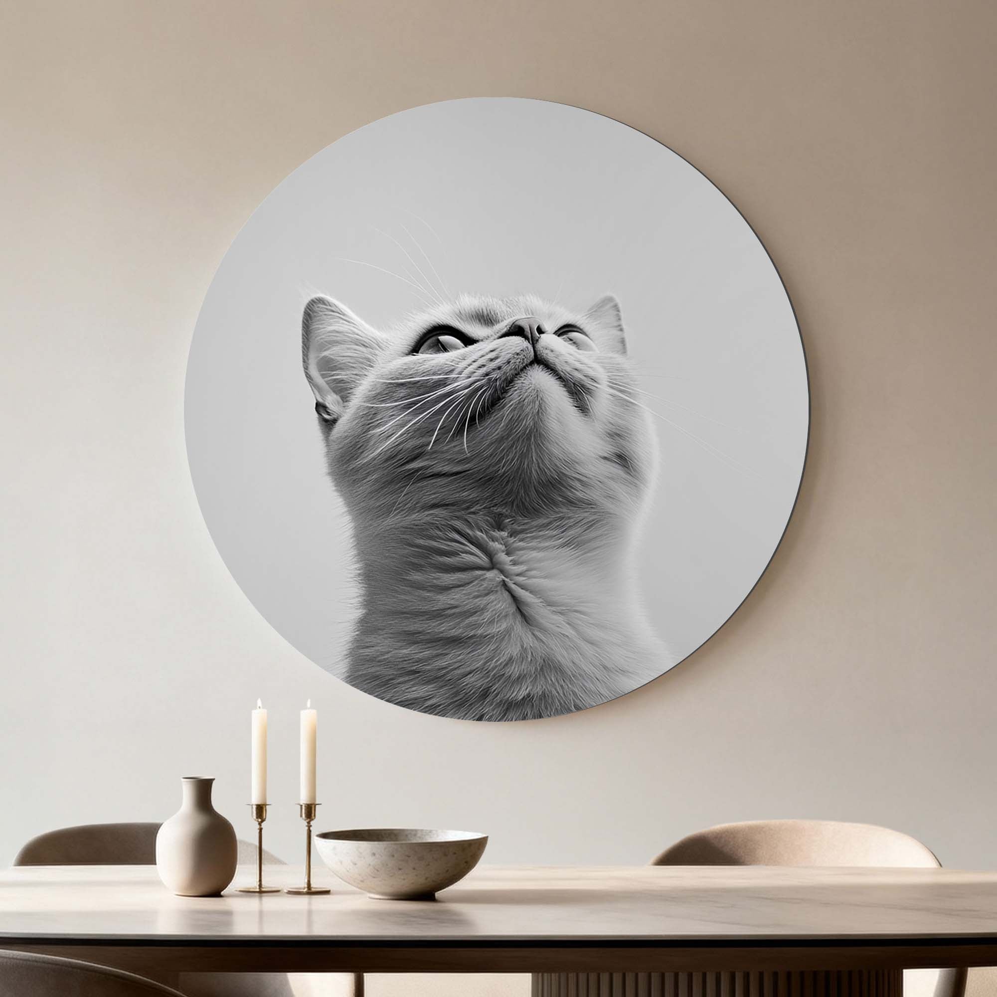 Silver Whisker – Muurcirkel