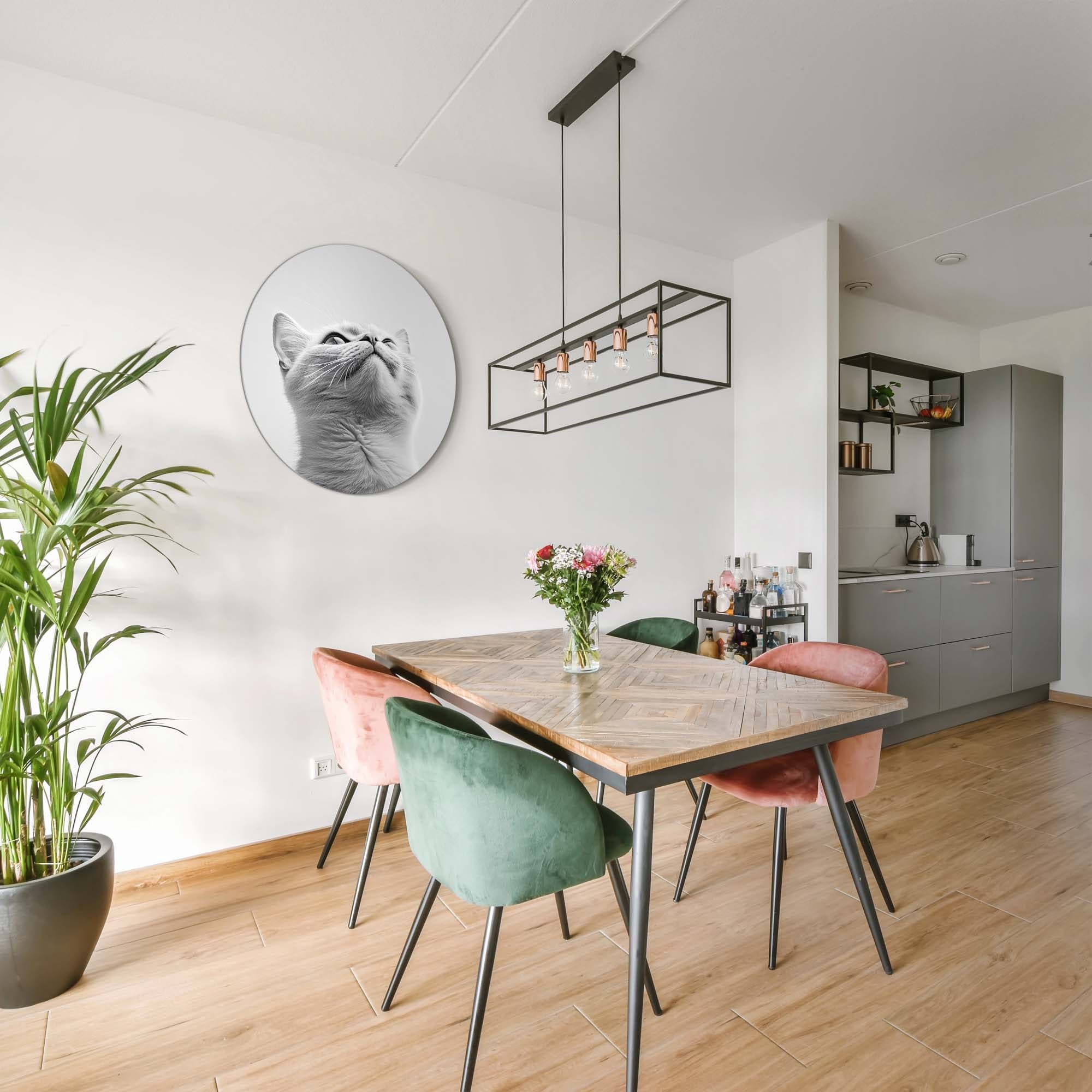 Silver Whisker – Muurcirkel