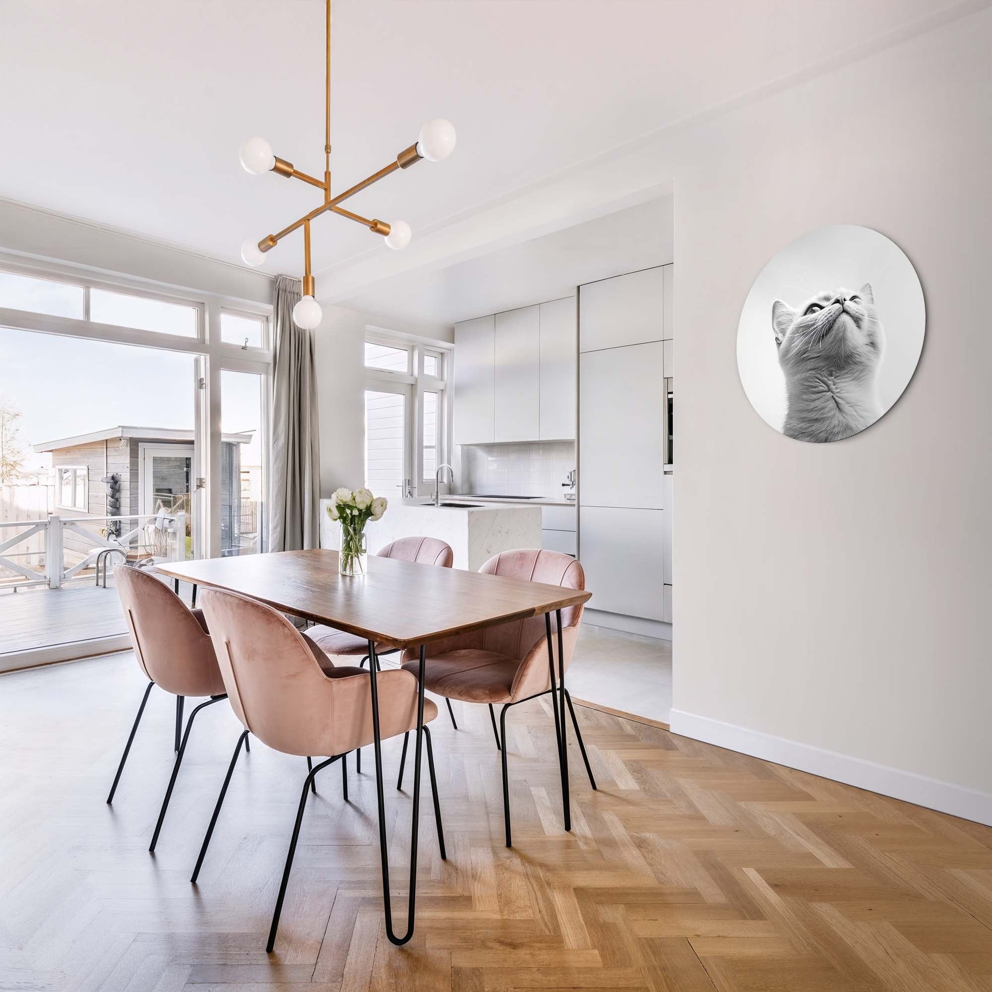 Silver Whisker – Muurcirkel