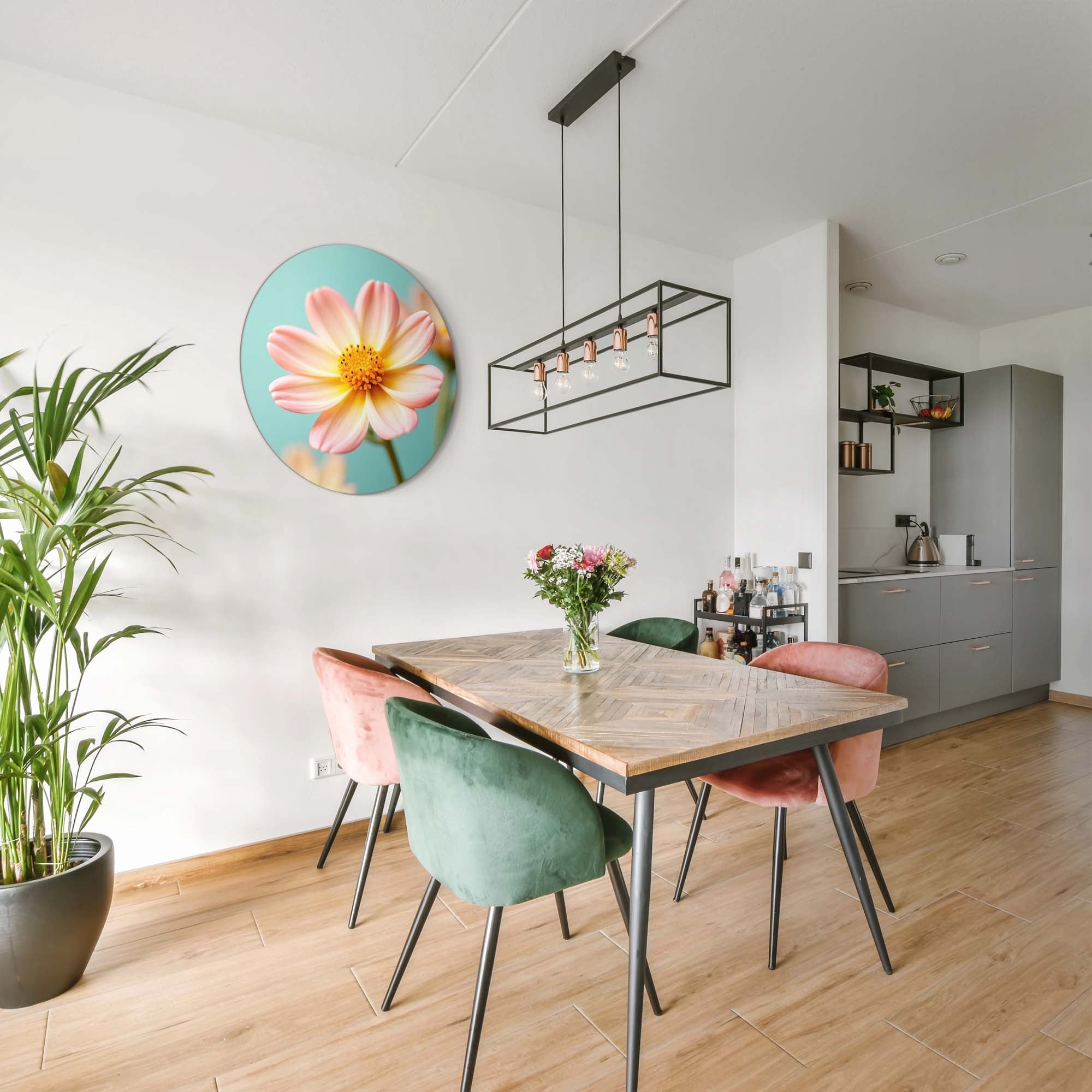 Soft Sunrise – Muurcirkel