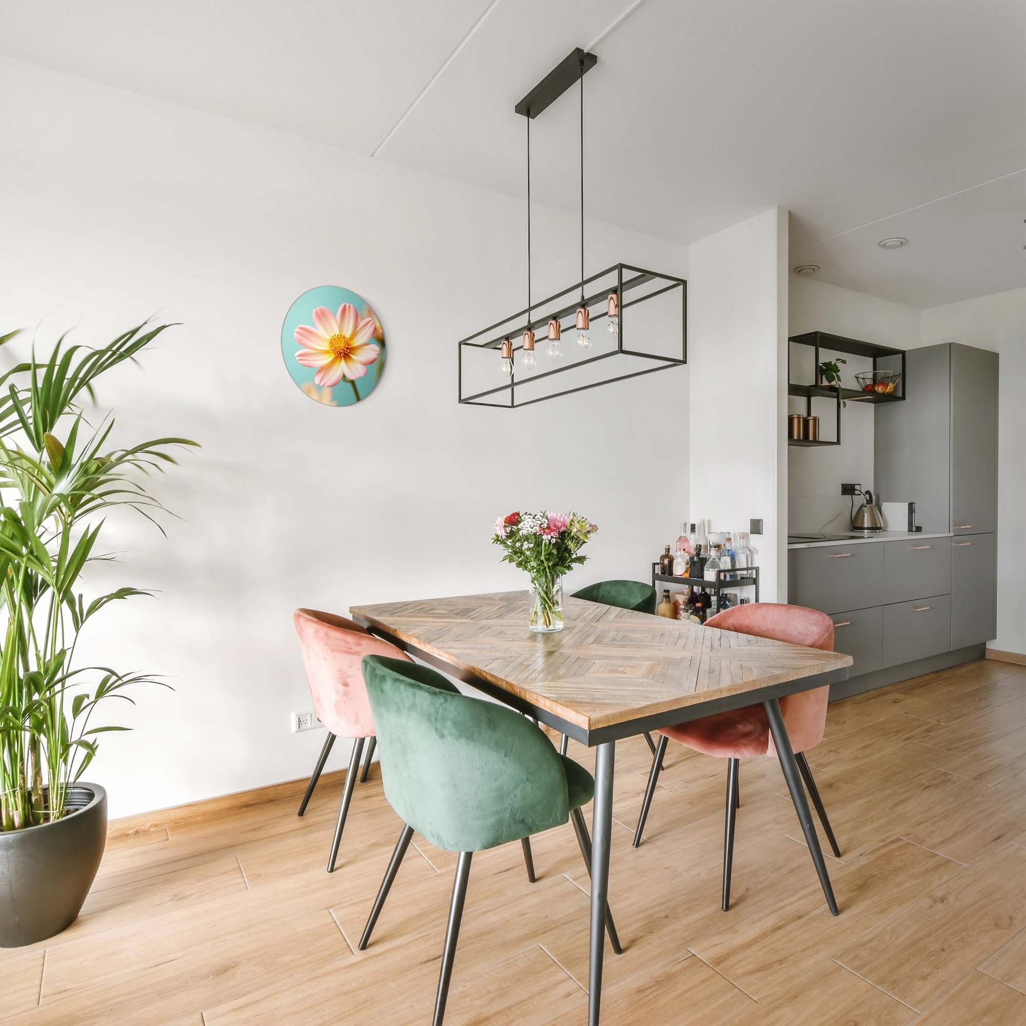 Soft Sunrise – Muurcirkel