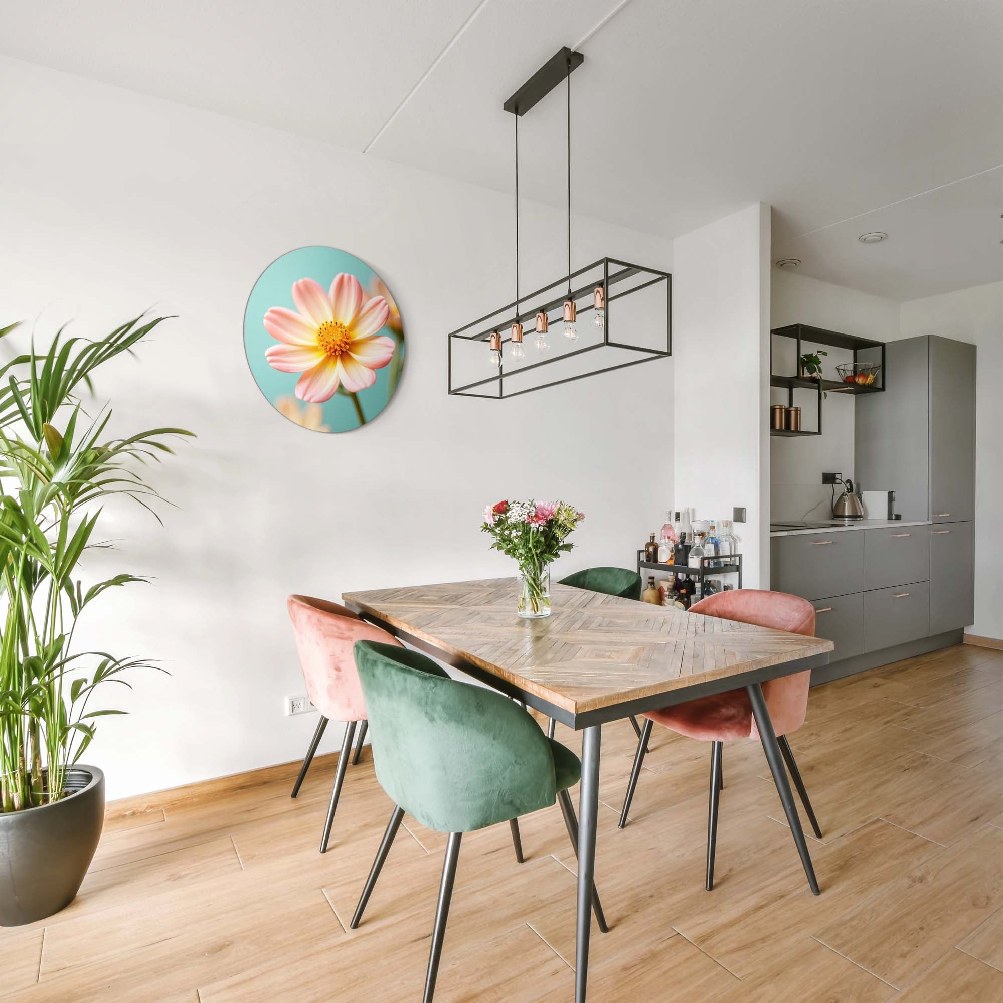 Soft Sunrise – Muurcirkel