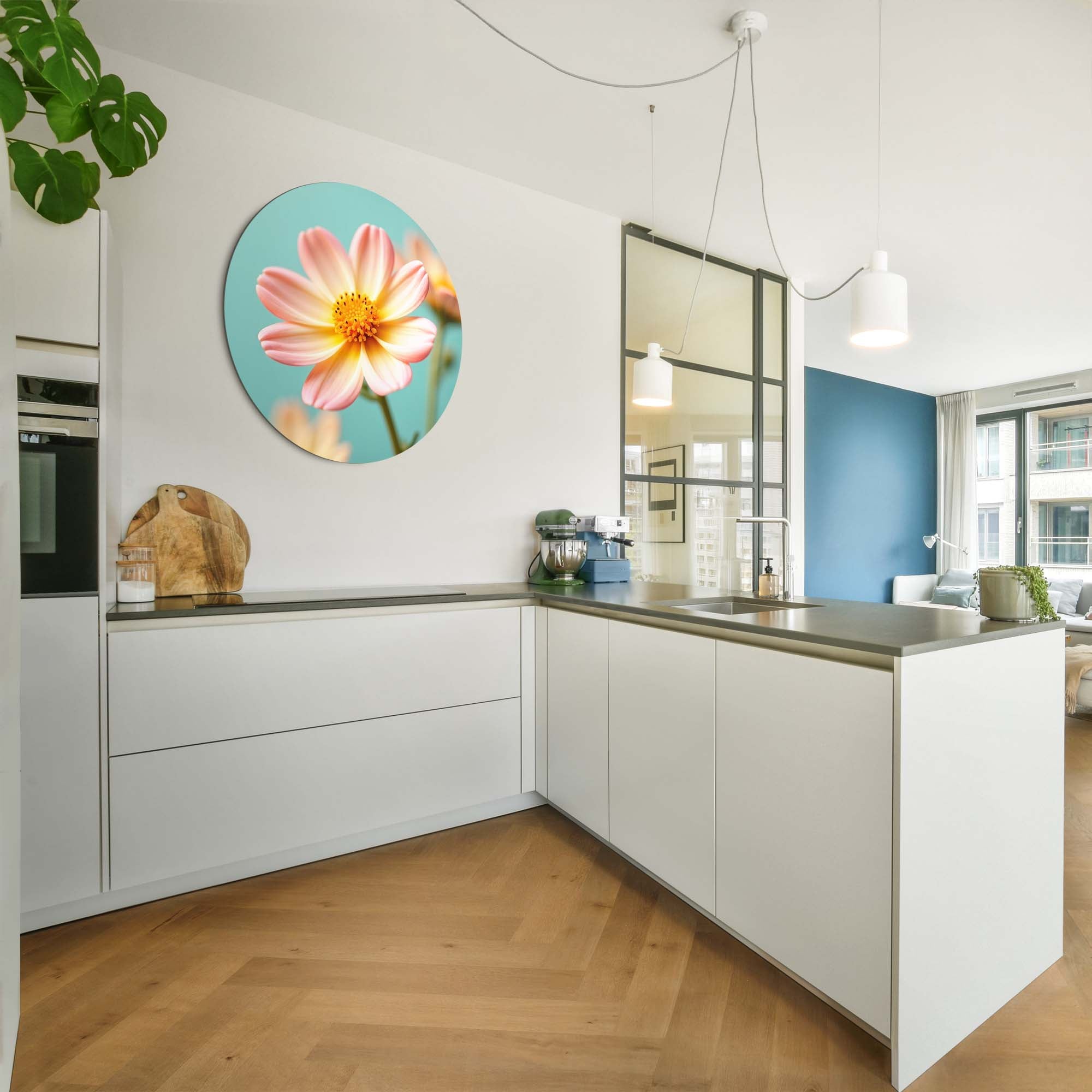 Soft Sunrise – Muurcirkel