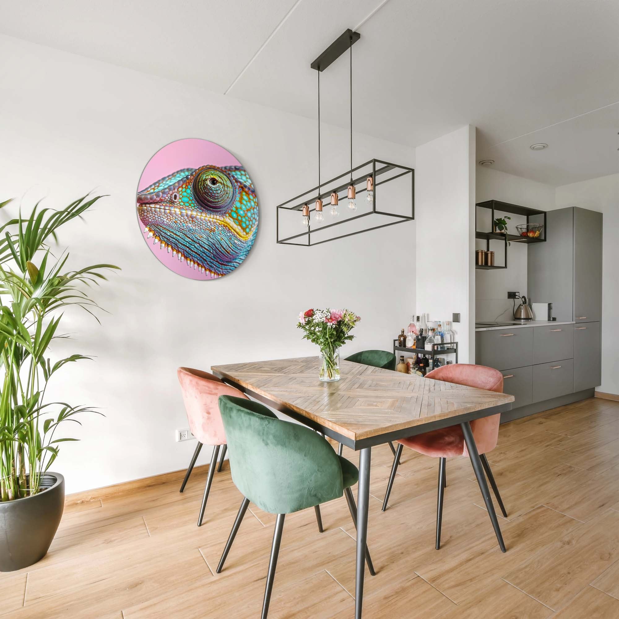 Tropical Gaze - Muurcirkel