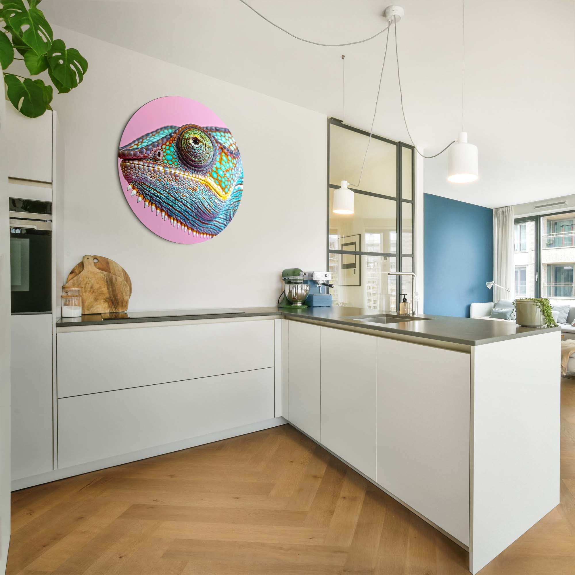 Tropical Gaze - Muurcirkel