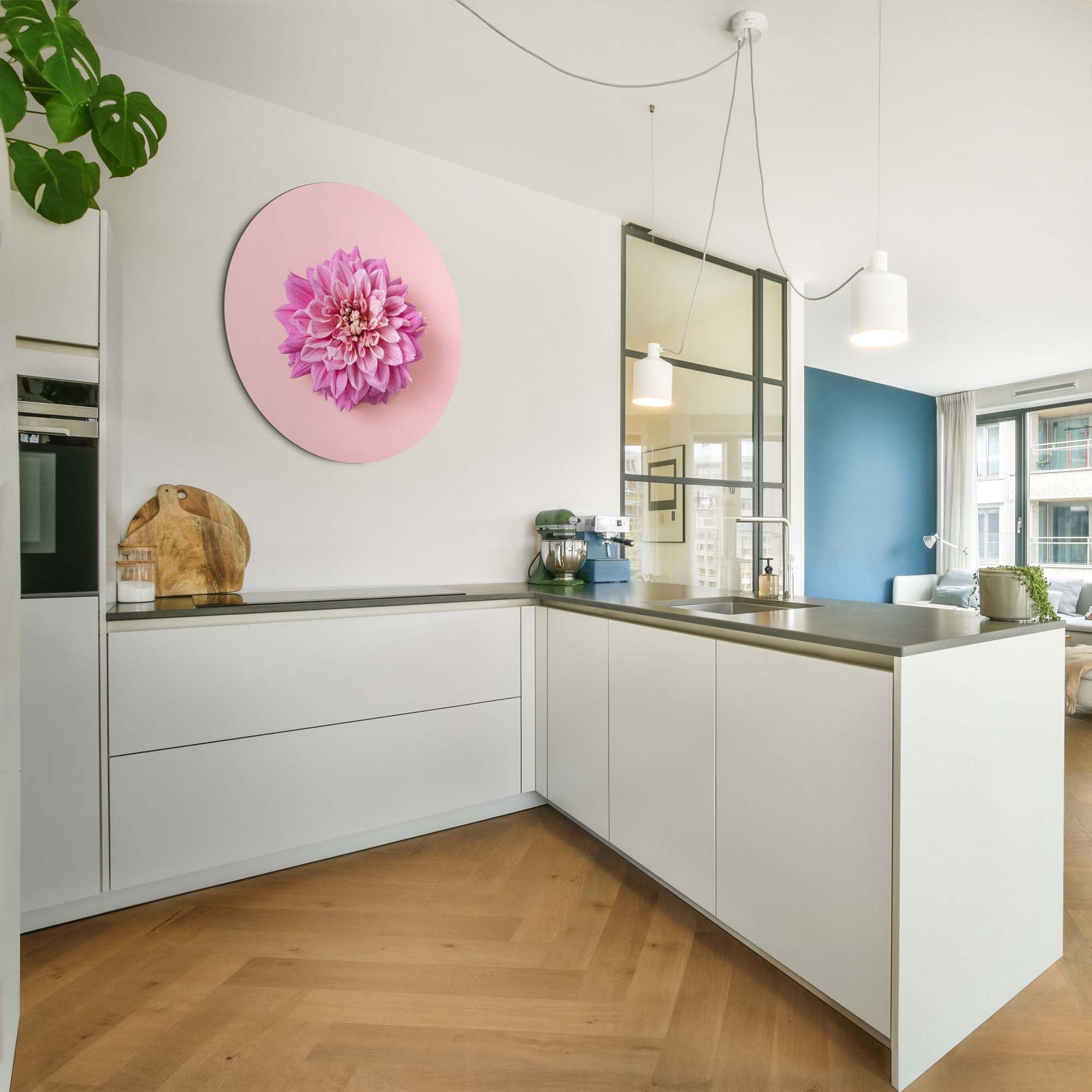 Zachte Dahlia – Muurcirkel