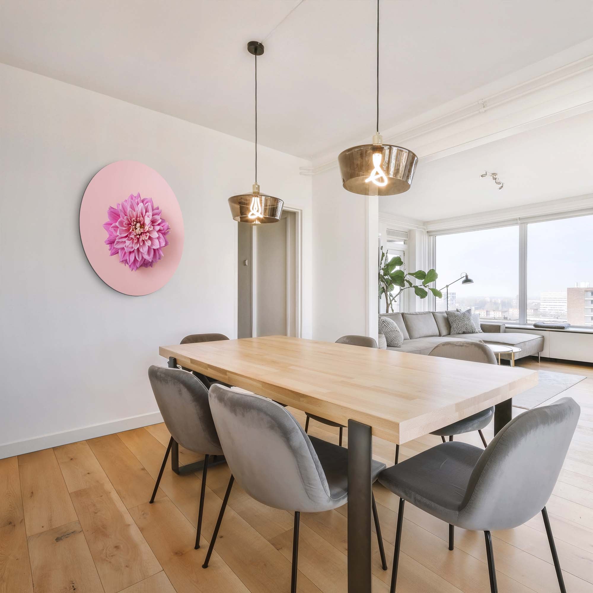 Zachte Dahlia – Muurcirkel