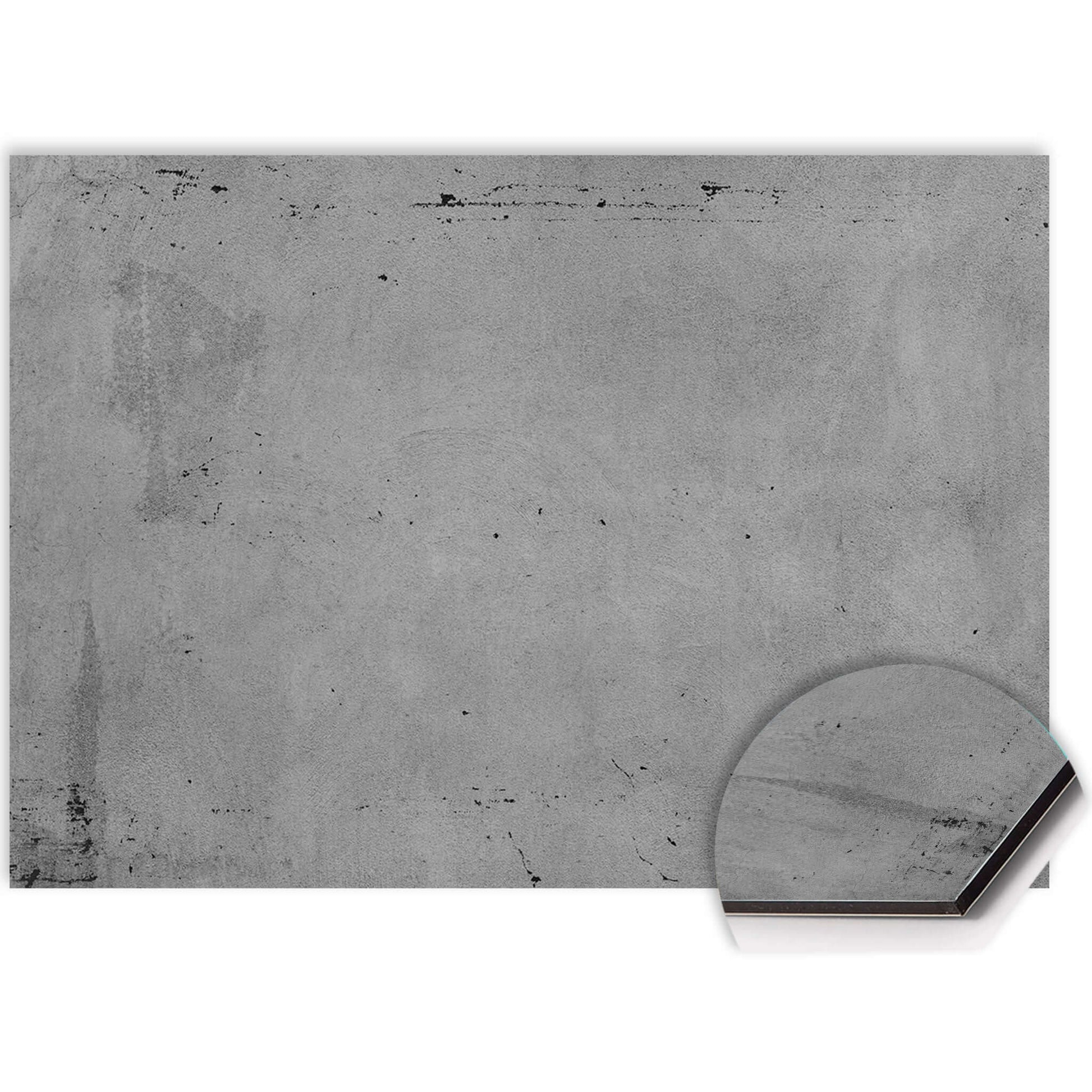 Urban Slate spatscherm voor in de keuken, vervaardigd uit duurzaam aluminium met een stoere uitstraling.