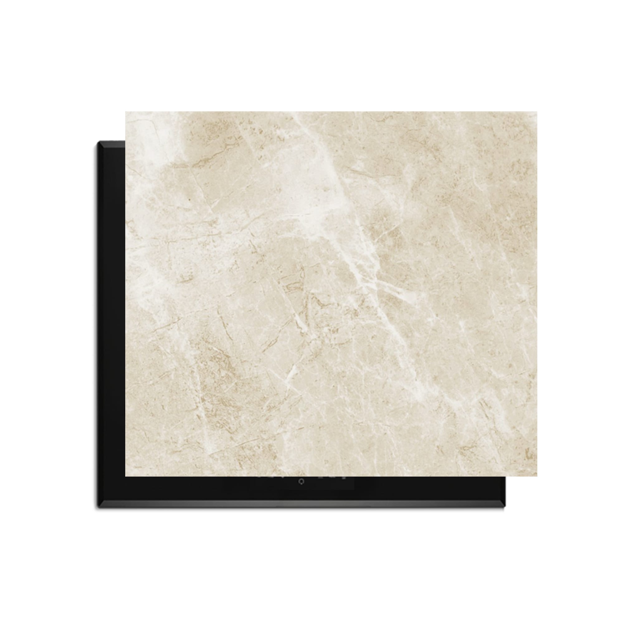 Beige Marble inductiebeschermer product 59x50 cm — KitchenArt