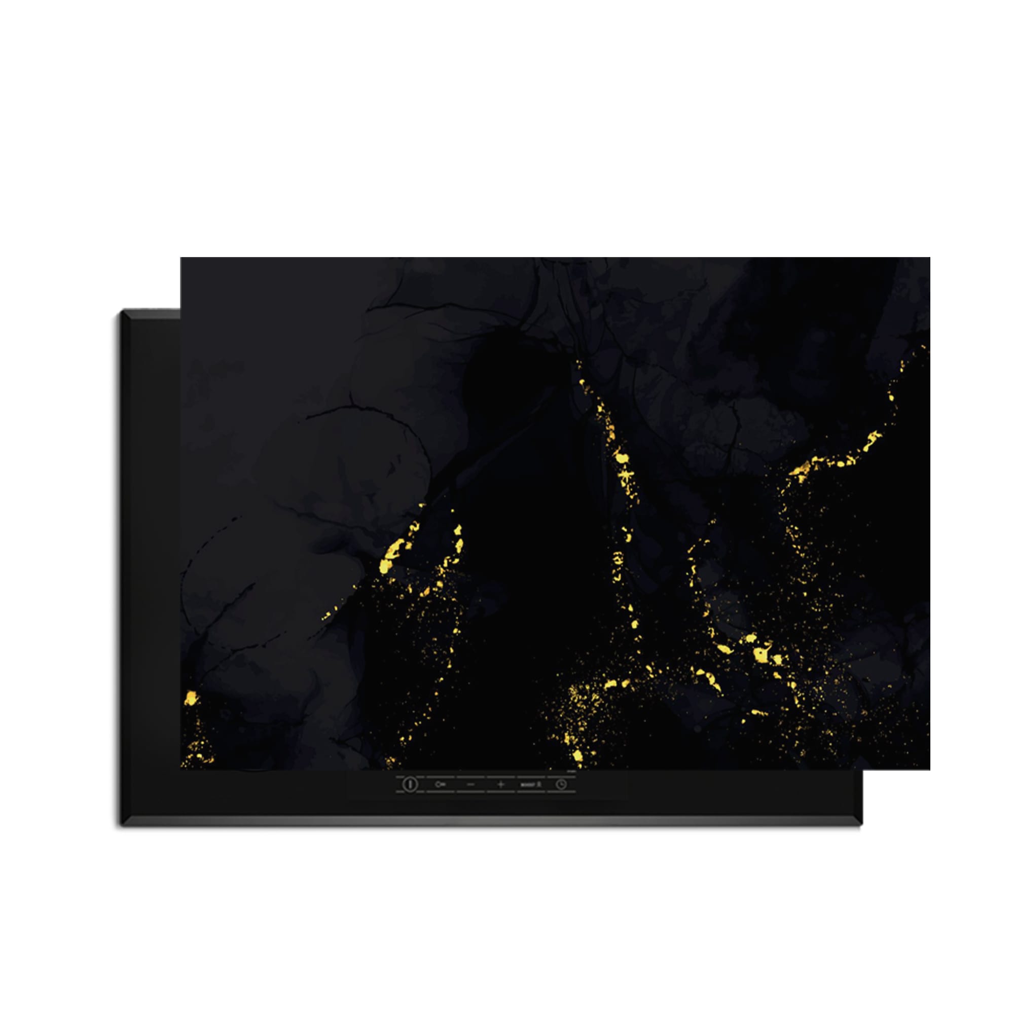 Gilded Marble (IB) inductiebeschermer product 75x52 cm — KitchenArt