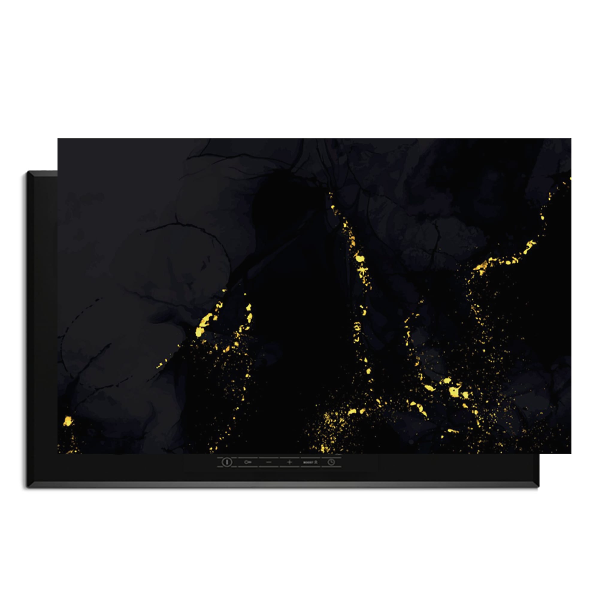 Gilded Marble (IB) inductiebeschermer product 86x52 cm — KitchenArt