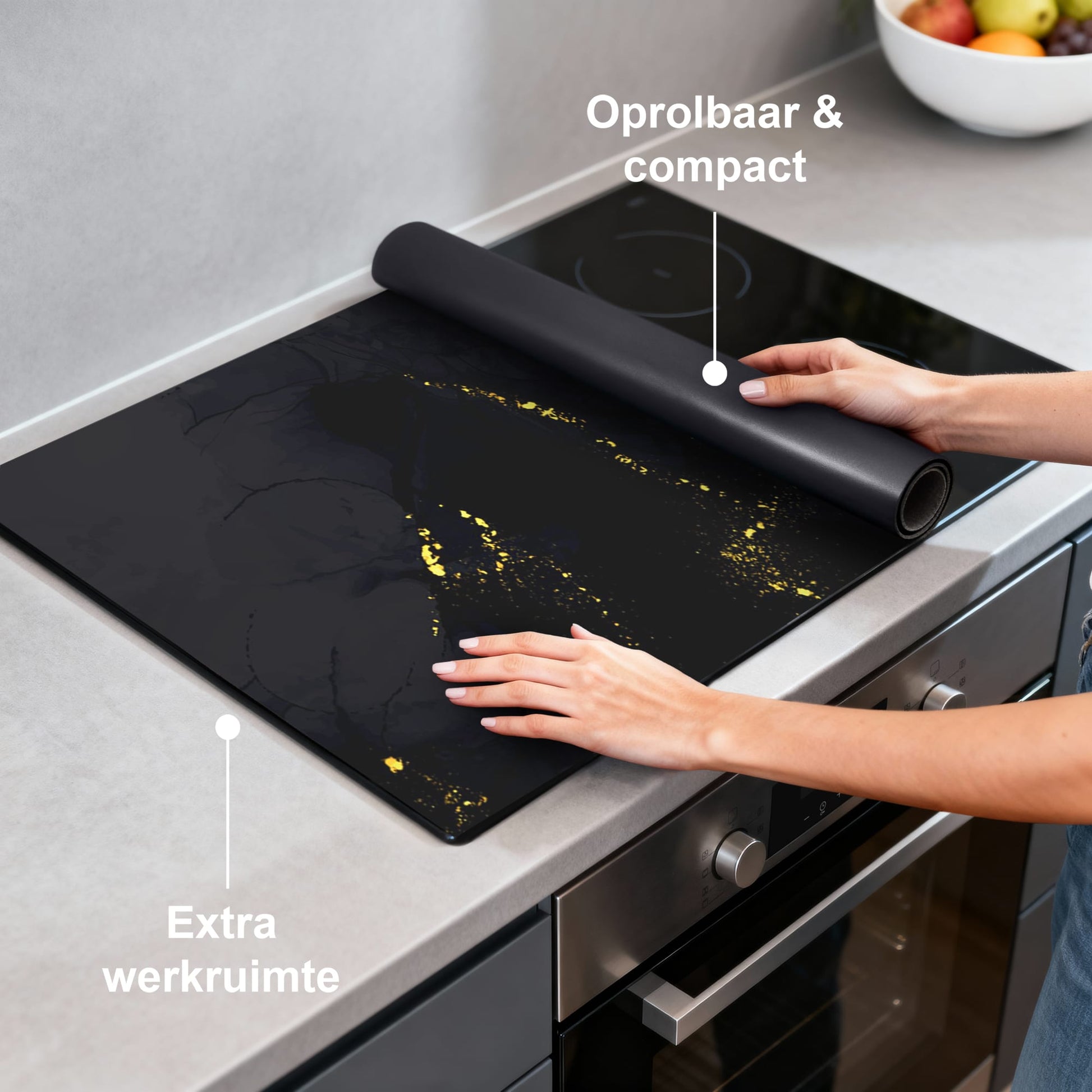 [infographic] Gilded Marble (IB) inductiebeschermer sfeer wit — KitchenArt
