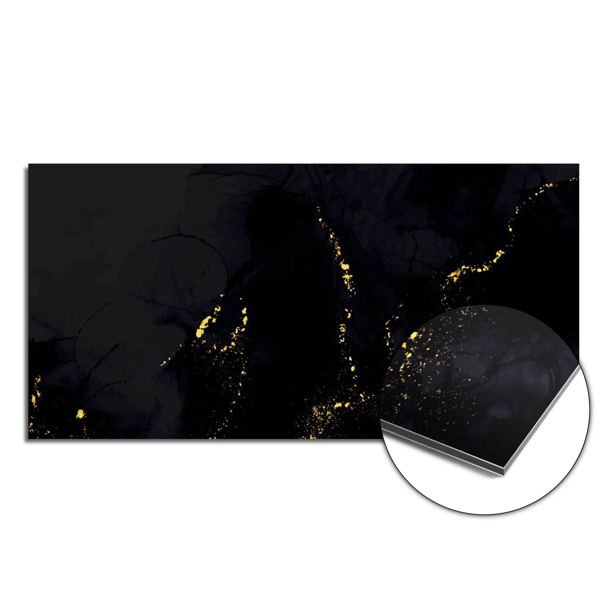 Gilded Marble (SP) spatscherm product 120x60 cm — KitchenArt