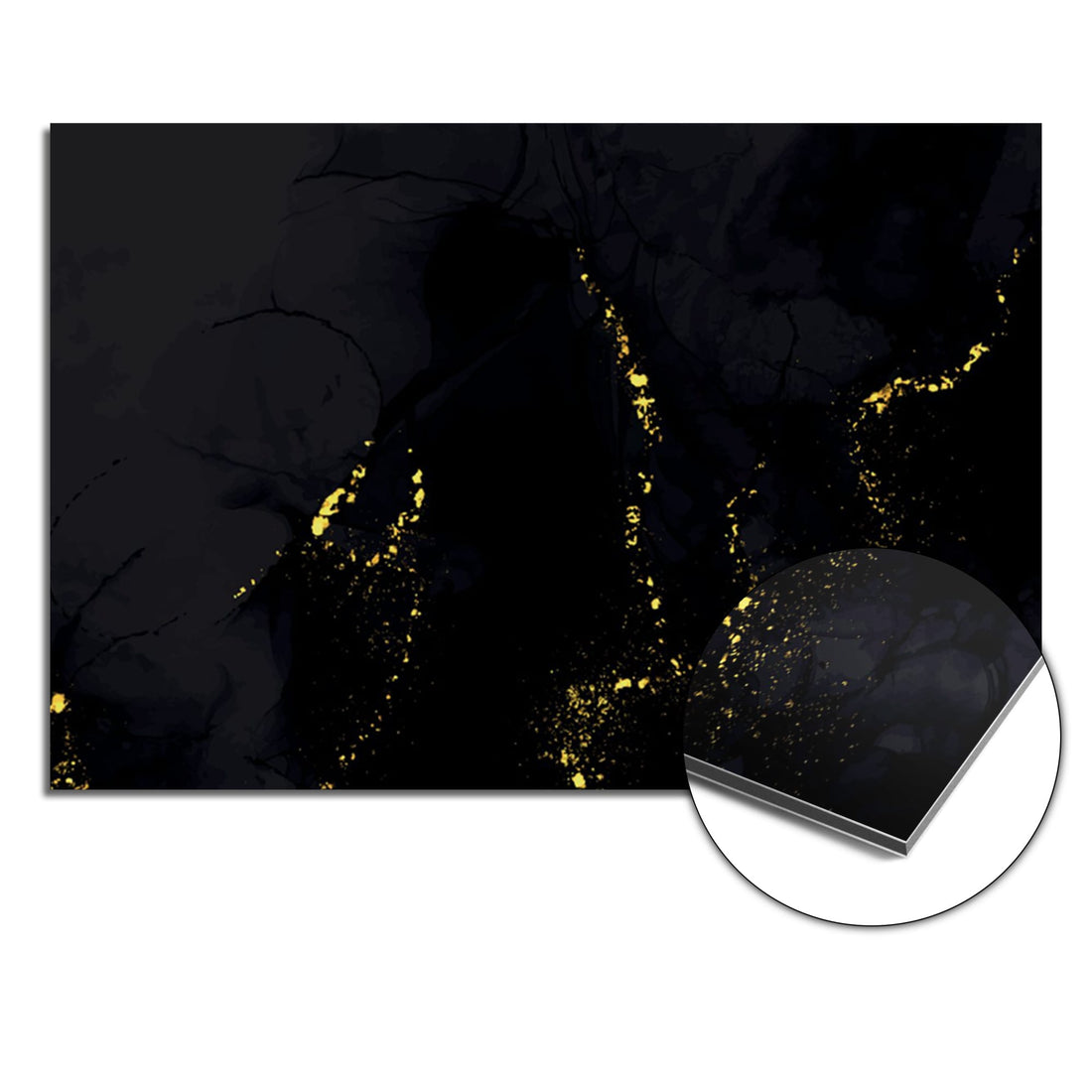 Gilded Marble (SP) spatscherm product 120x80 cm — KitchenArt