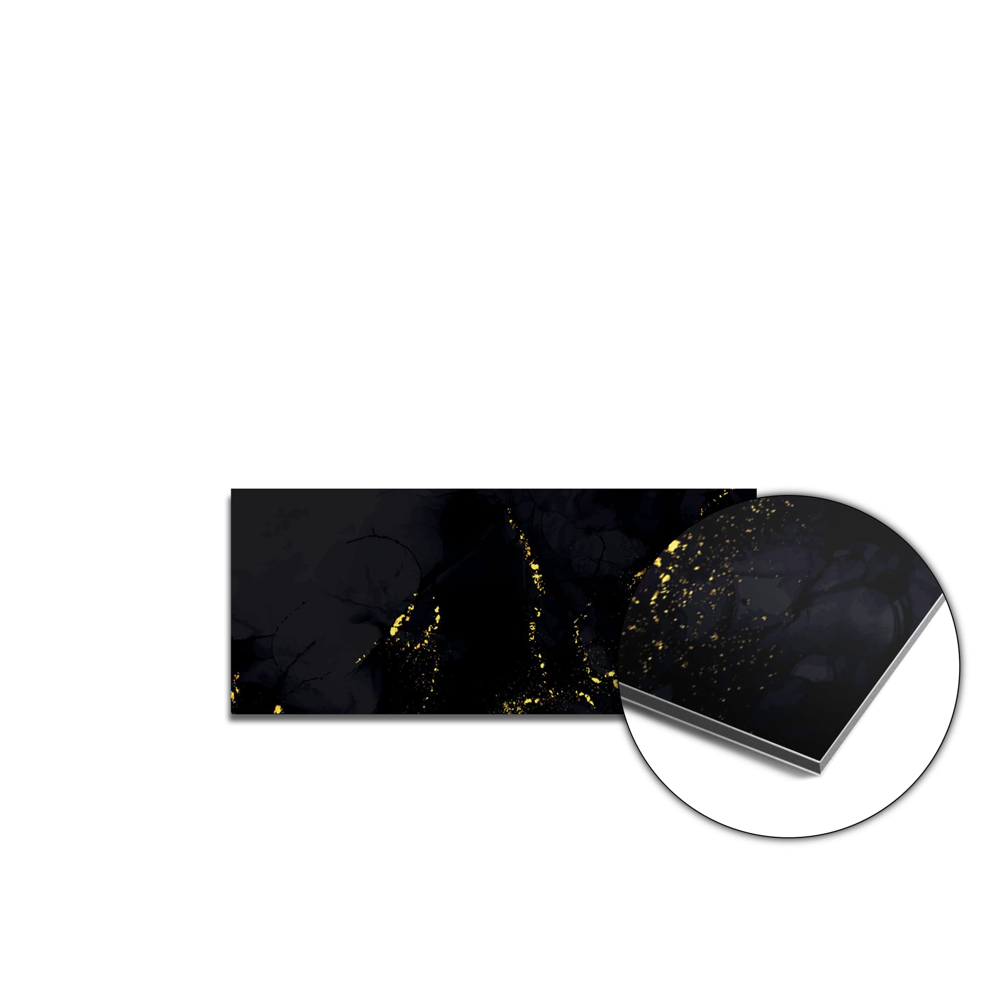 Gilded Marble (SP) spatscherm product 70x30 cm — KitchenArt