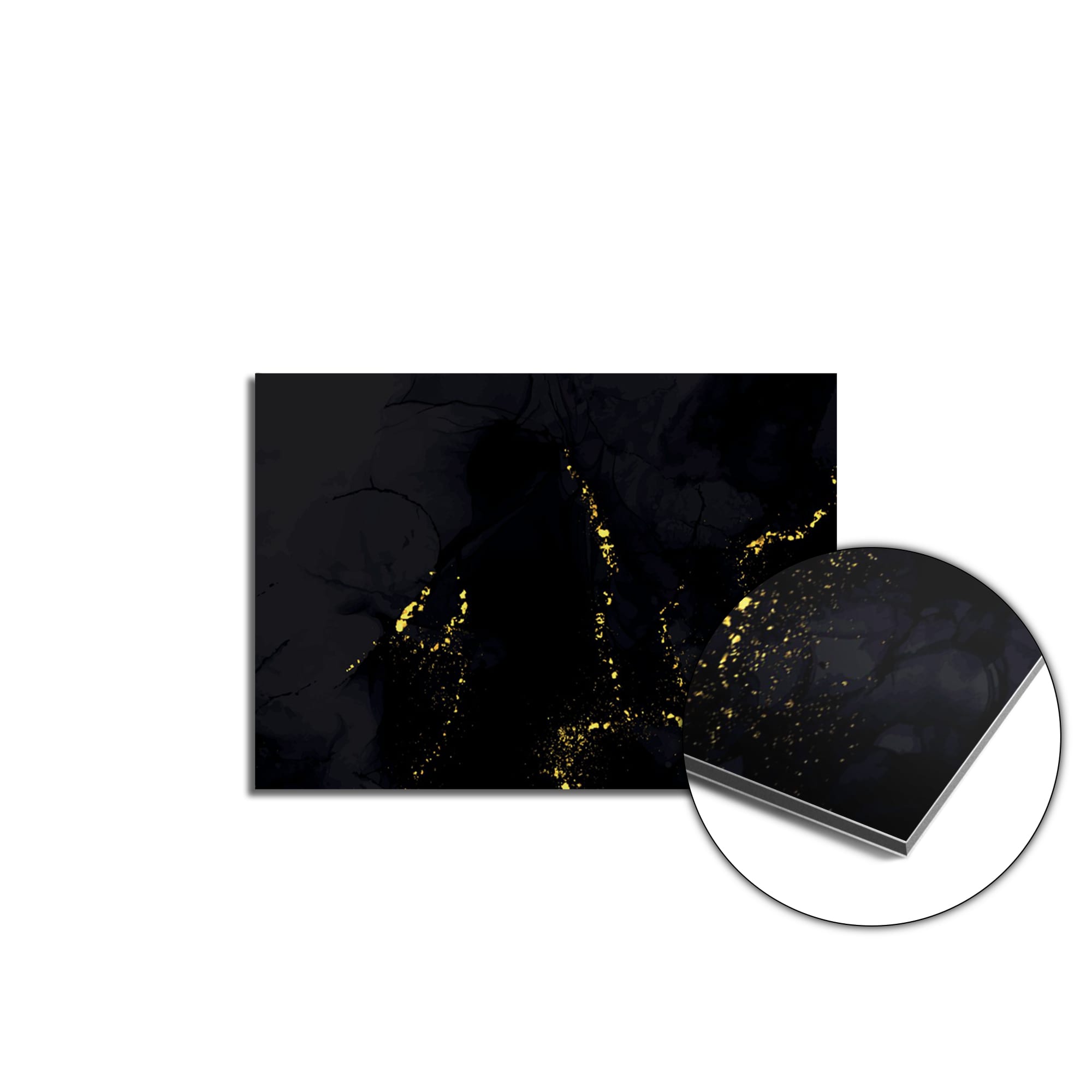 Gilded Marble (SP) spatscherm product 70x50 cm — KitchenArt