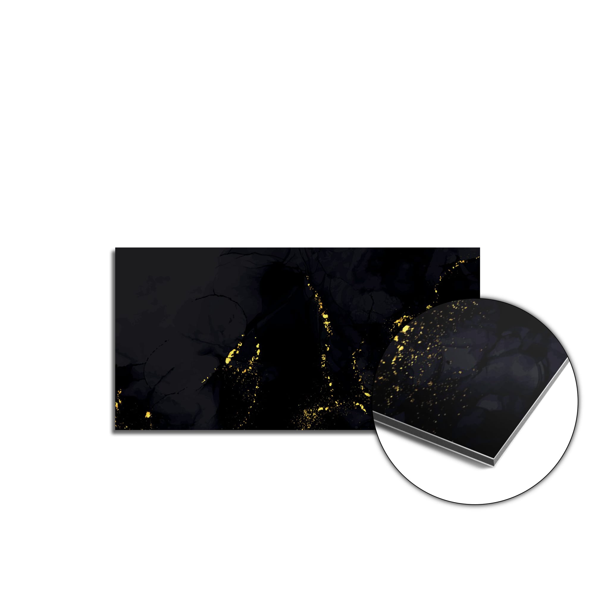 Gilded Marble (SP) spatscherm product 80x40 cm — KitchenArt