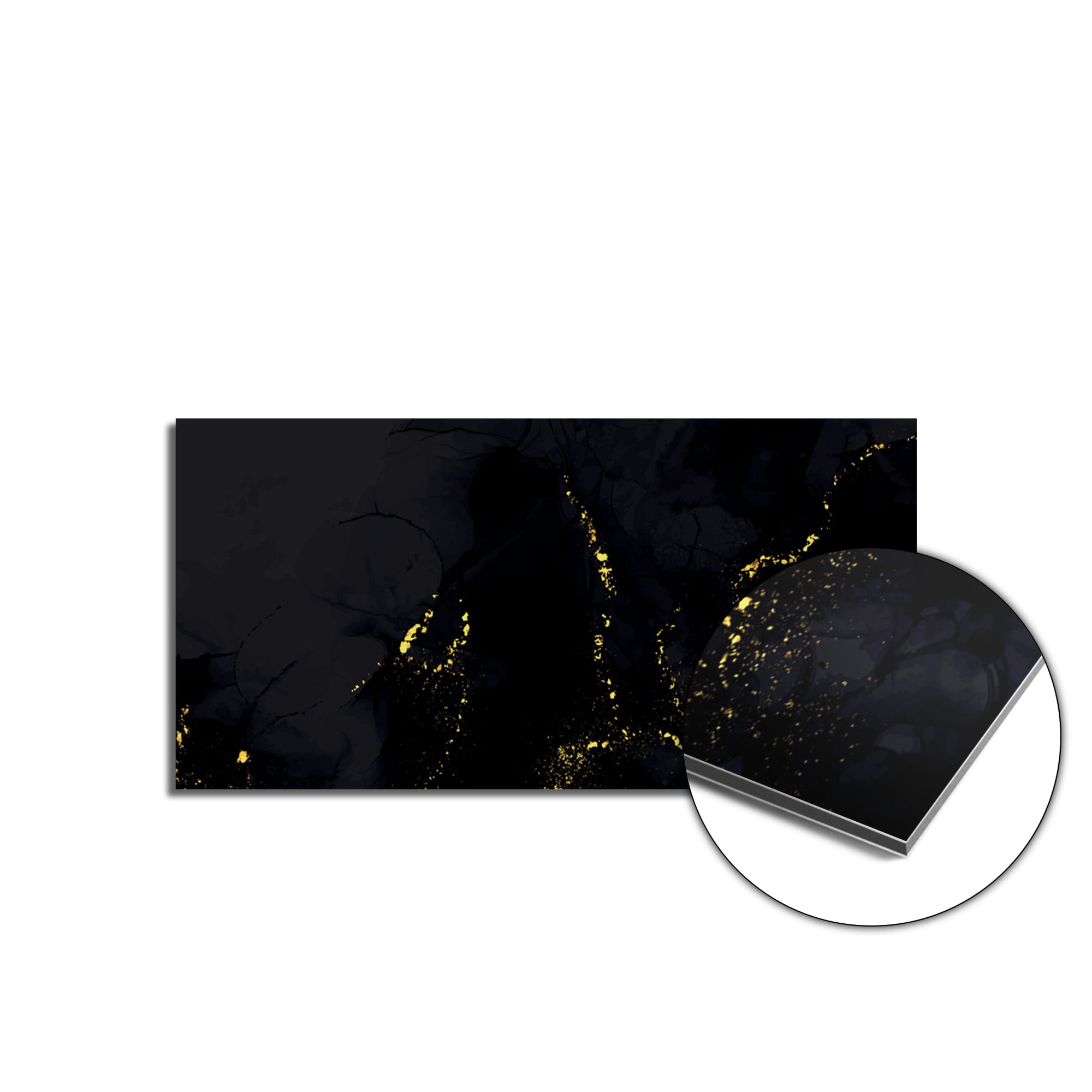 Gilded Marble (SP) spatscherm product 90x45 cm — KitchenArt