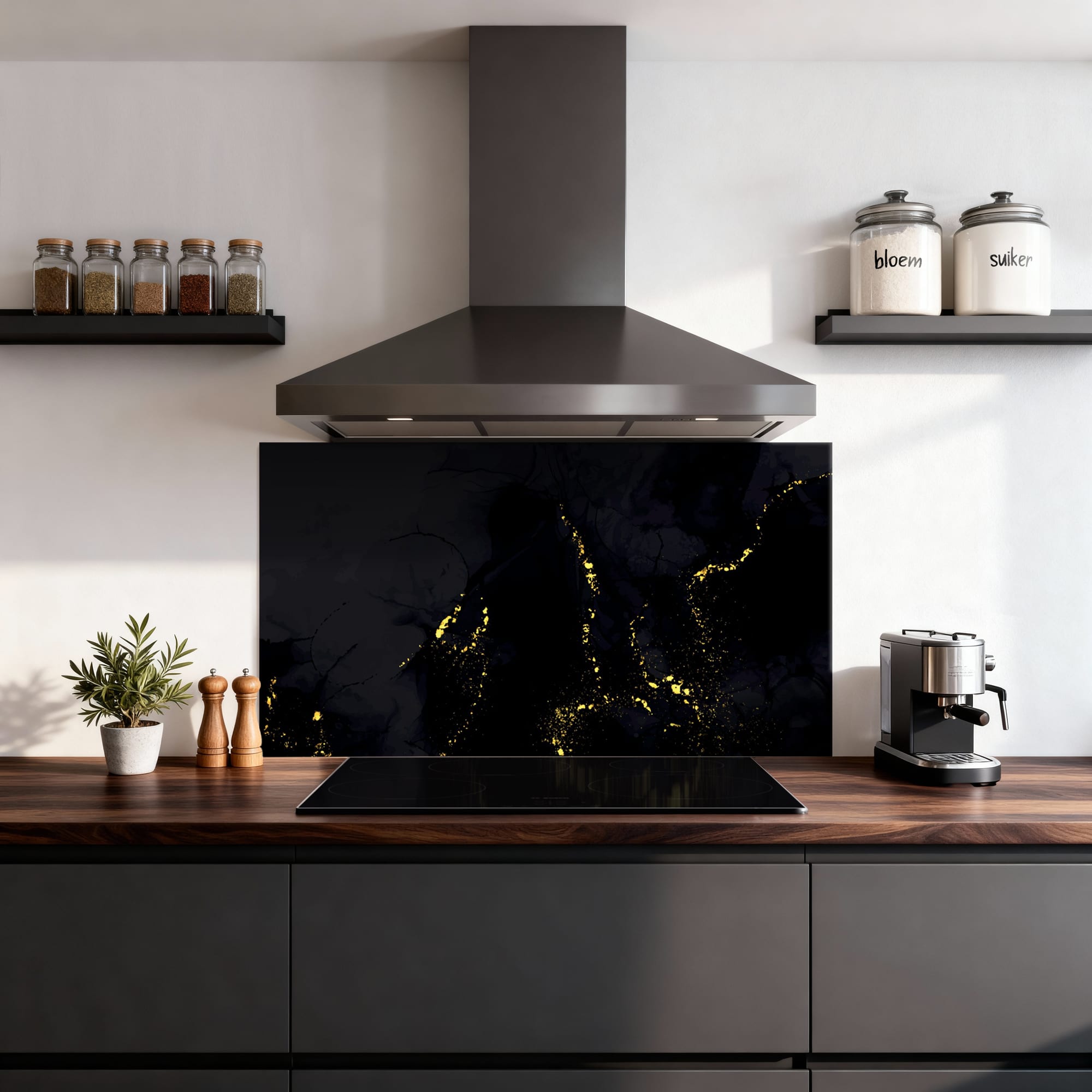 Gilded Marble (SP) spatscherm sfeer keuken — KitchenArt