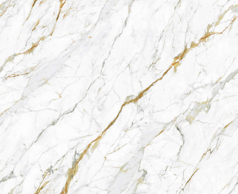 Wit Marmer met Goud - Inductie Beschermer met uniek design, beschermt je kookplaat tegen krassen en geeft je keuken een stijlvolle uitstraling
